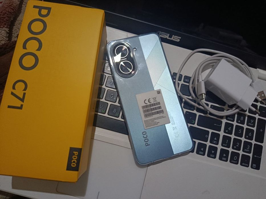 POCO C71  ideal holatda yangi gapimga javob bitta aybi yoʻ