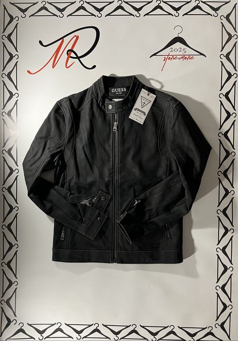 Оригинални мъжки якета от еко велур GUESS