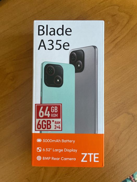 Telefon ZTE Blade A35e, 64GB, 6GB RAM, nou, sigilat