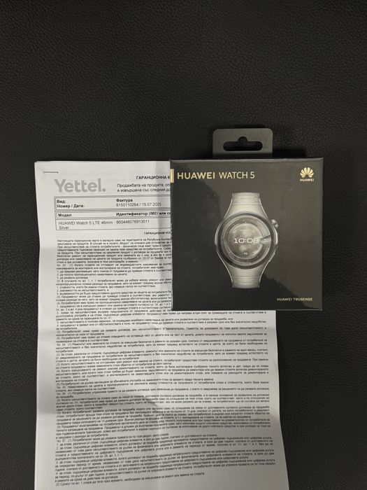 Продавам чисто нов Huawei Watch 5 Silver