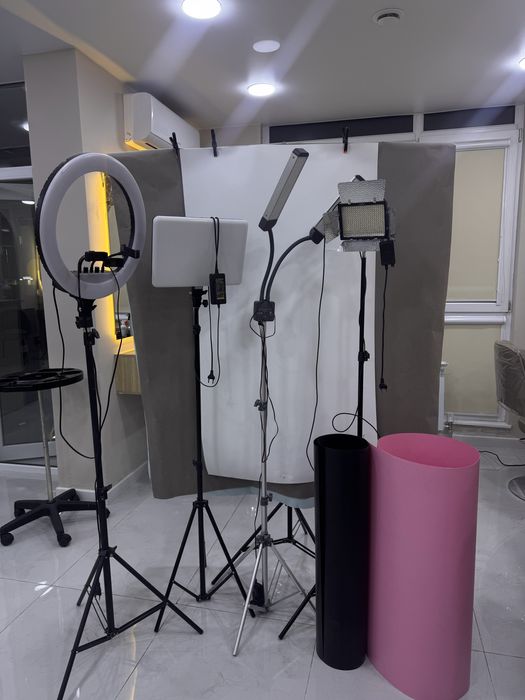 Фоны, лампы для съемки