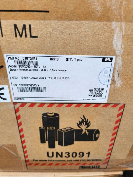 Inverter Huawei SUN2000L-6KTL NOU