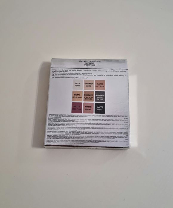 Тени Dior Backstage eye pallette