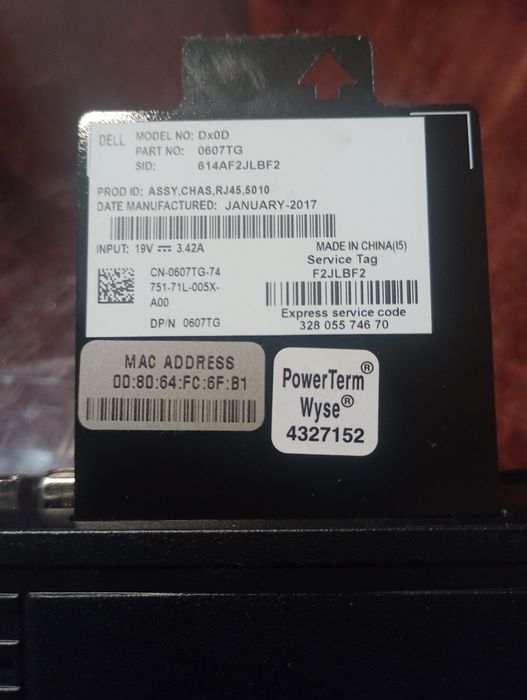 Dell wyse DxOD мини компютър