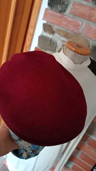 Șapcă plată din lână engleză Kangol