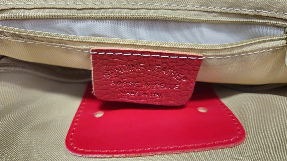 Rucsac grena din piele