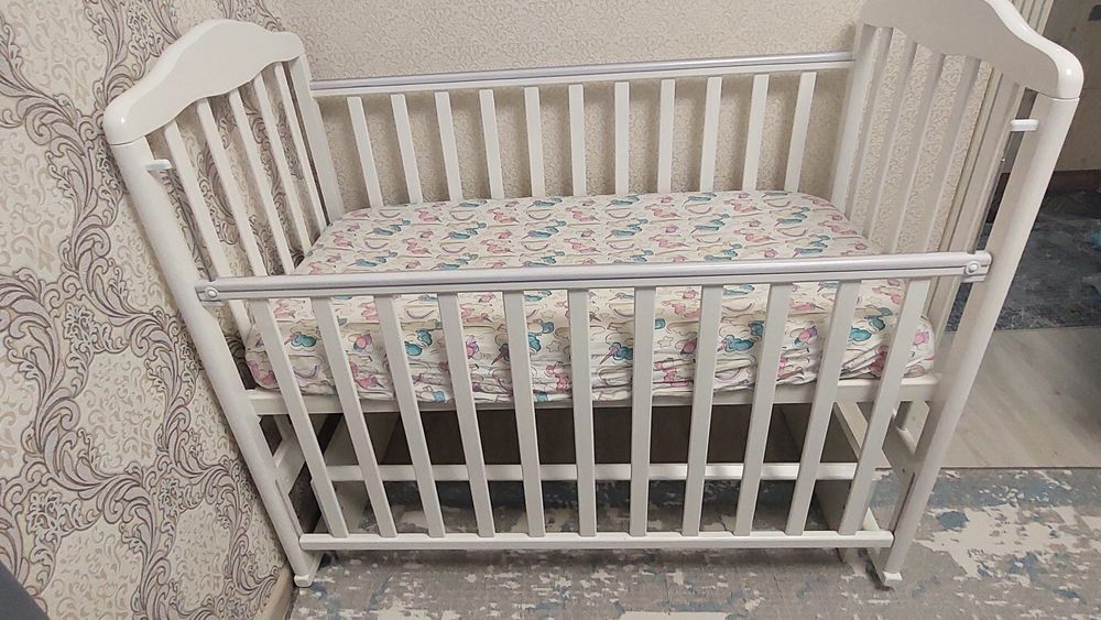 Детская кроватка приставная