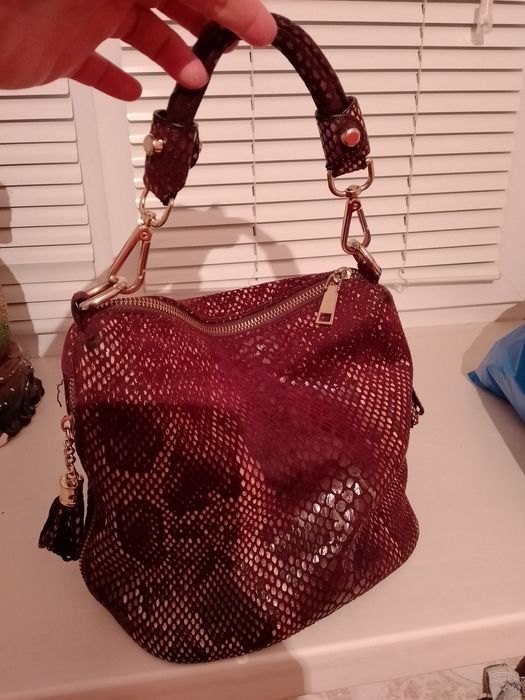 сумка коричневый с принтом