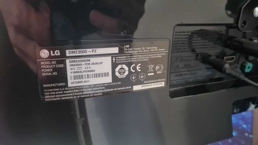 Монитор/3D Телевизор LG DM2350D-PZ 23" Wide 3D LED 1920x1080