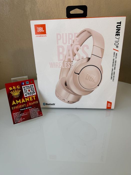 Jbl Tune 710 BT sigilate Amanet BKG