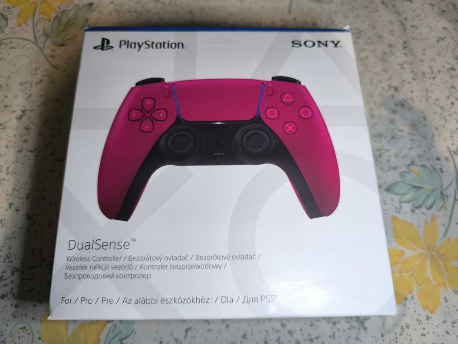 Controller Wireless PlayStation 5 (PS5) DualSense, Cosmic Red