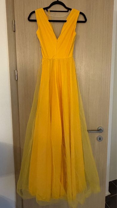 Rochie galbena lunga