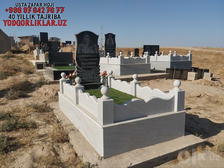 Yodgorlik Qabr Tosh Yasash Yakkasaroy Tumani Надгробия Яккасарайский р