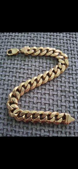Bratara superba aur 14k - cuban link 59gr, lungine 22.5cm , impecabila