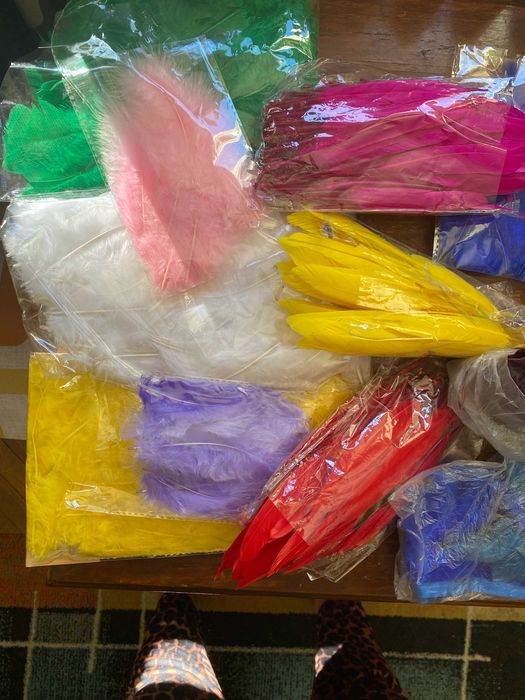 Pene si fulgi naturale (pt obiecte home made)