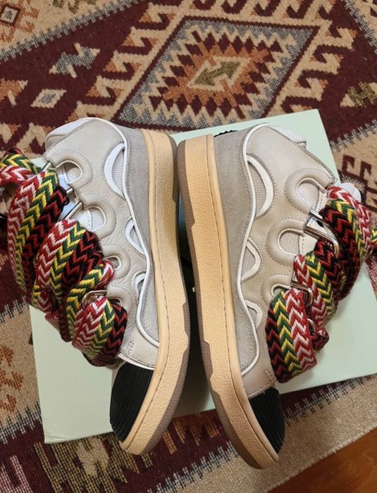 Lanvin curb sneakers