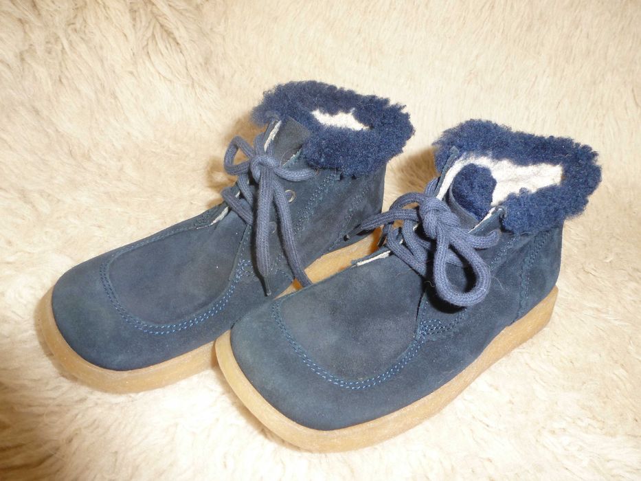 италиански детски боти от естествен велур 29размер