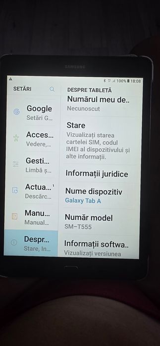 Tableta tab A  samsung
