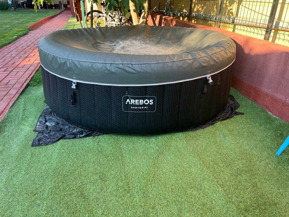 Piscina Arebos Spa gonflabila 6 persoane