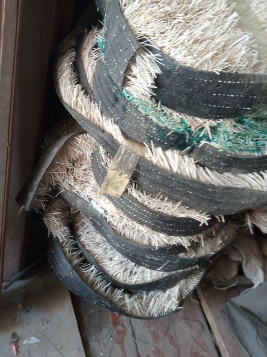 Футбольная сетка и полоса белая на полю