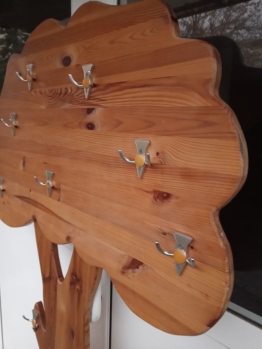 ПРОМО ЦЕНА Дървена Закачалка (Ябълково Дърво) Ръчна Изработка