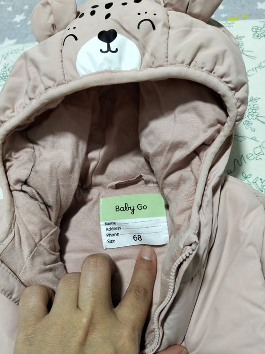 Продаётся комбинезон новый детский для девочек  68 го размера