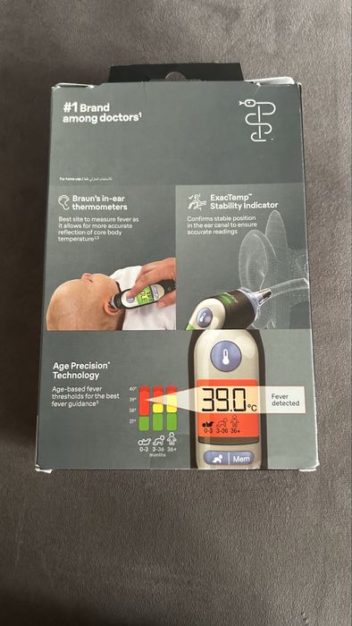 термометър за ухо Braun ThermoScan 7