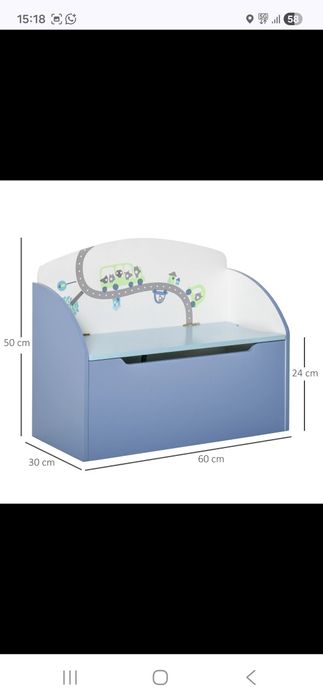 Vând cutie depozitare jucării
