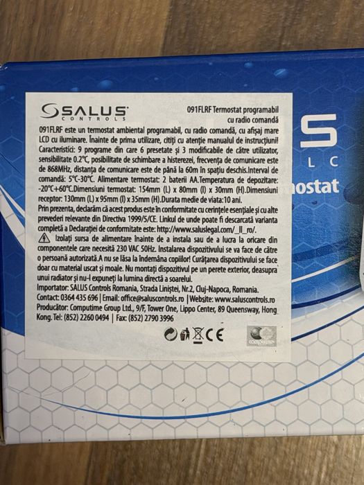 Termostat SALUS 091FLRF