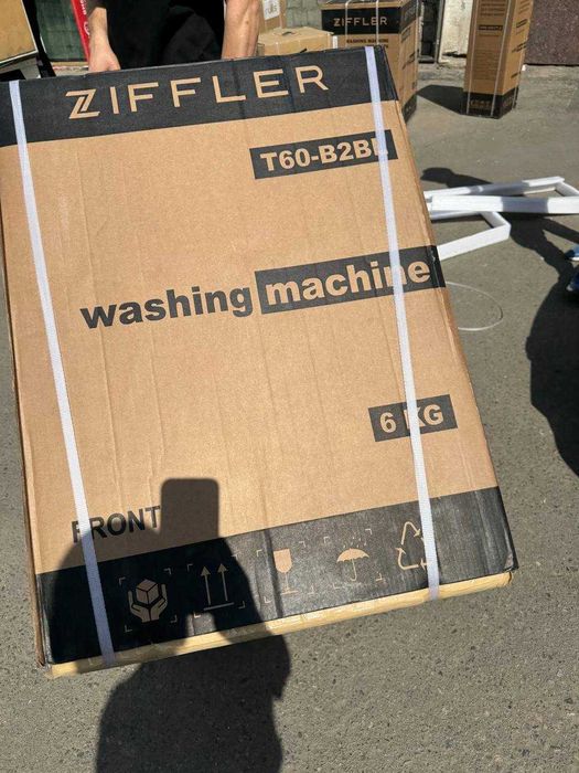 Стиральная машина ZIFFLER 6 кг T60-B2BL Inverter Steam