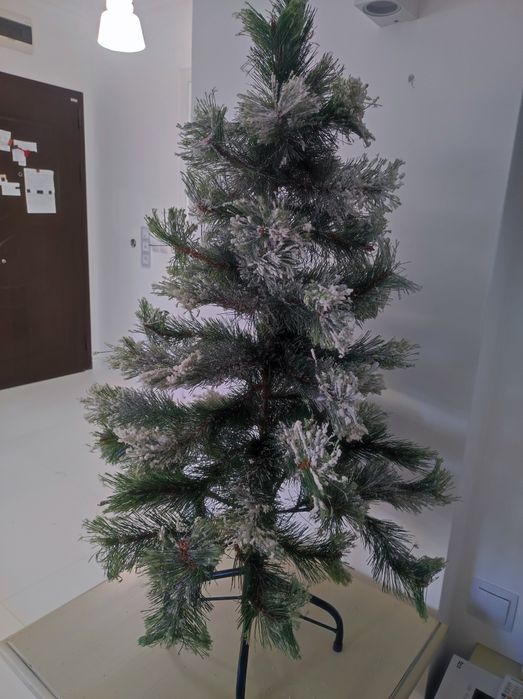 Коледна снежна елха 1метр.