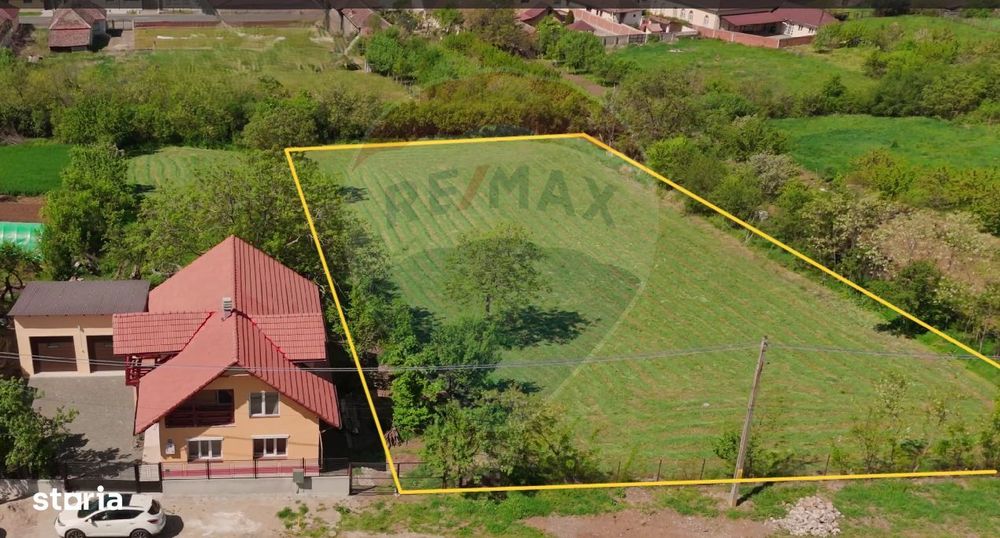 Teren 3.225 mp lângă Cetatea Șiria – utilități , panoramă superba