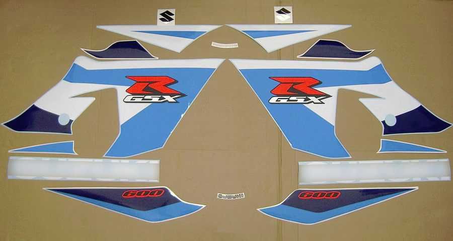 Стикери Сузуки 600 GSXR 2004г.-2005г. лепенки Suzuki GSX-R к4 к5 k4 k5