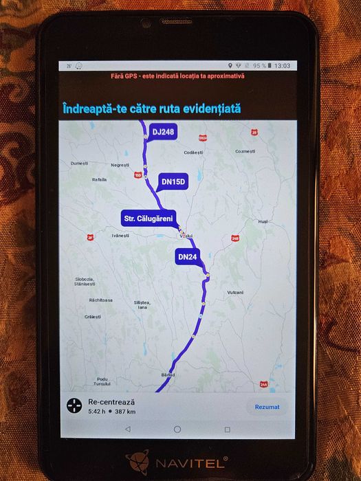 Tableta cu navigație Navitel T757, 4G, display 7", FULL EU
