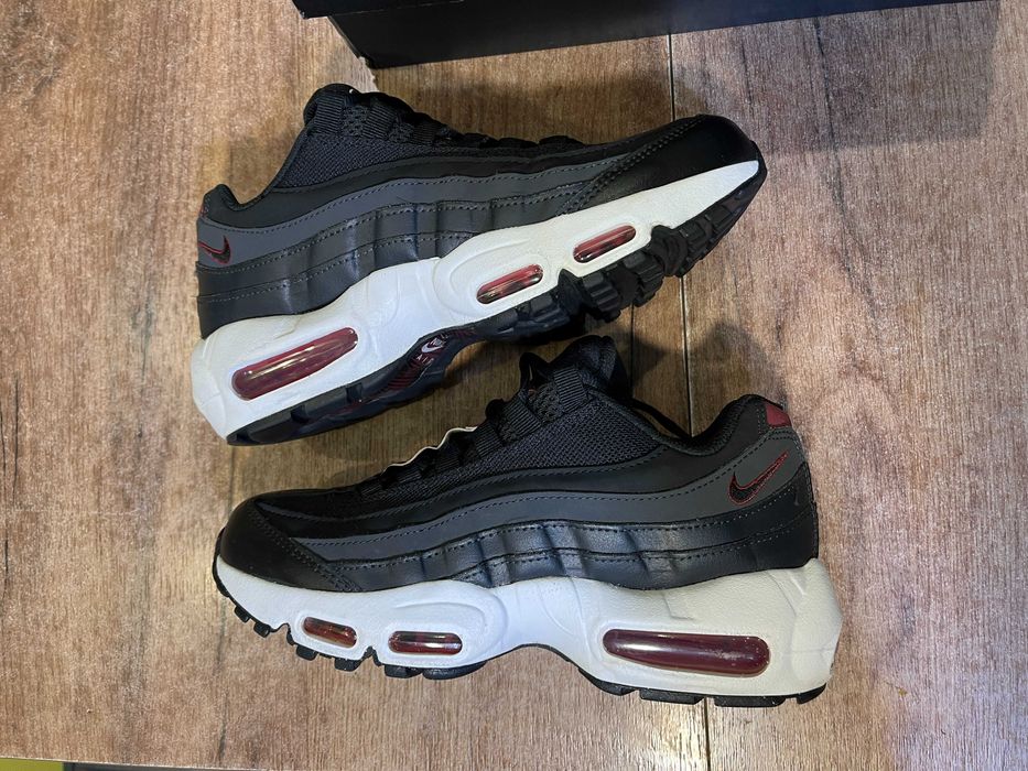 ОРИГИНАЛНИ *** Nike Air Max 95 Recraft Reflective Anthracite Team Red