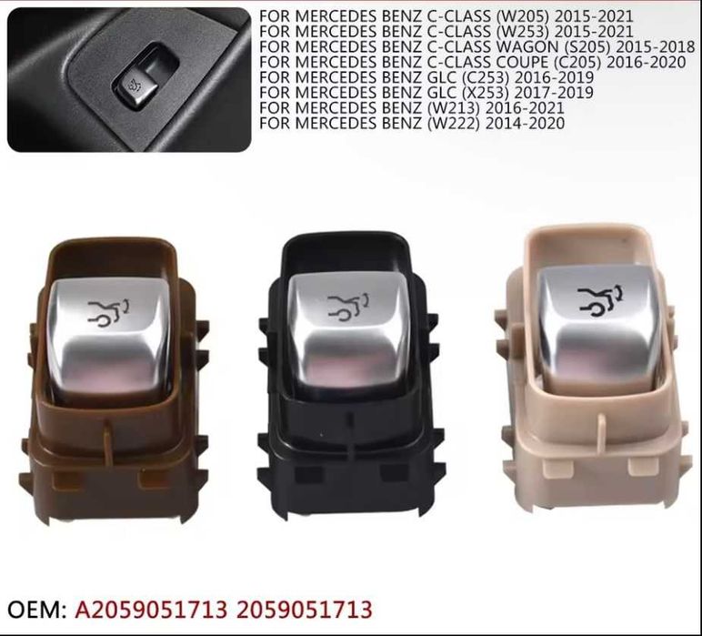 Buton deschidere portbagaj haion Mercedes-Benz W205 C205 GLC W222