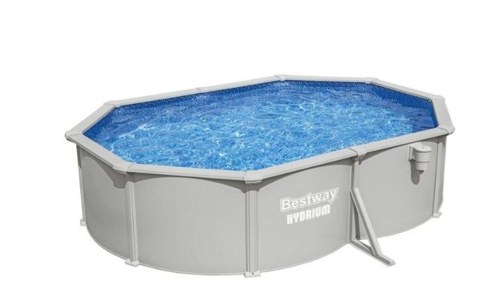 НОВ Басейн метал HYDRIUM BESTWAY 5м-3.66м-1.22м с 2 години гаранция
