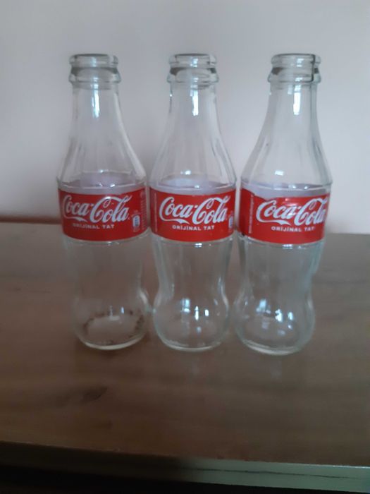 Бутилки (три броя) от Coca-Cola от 0.200 mll