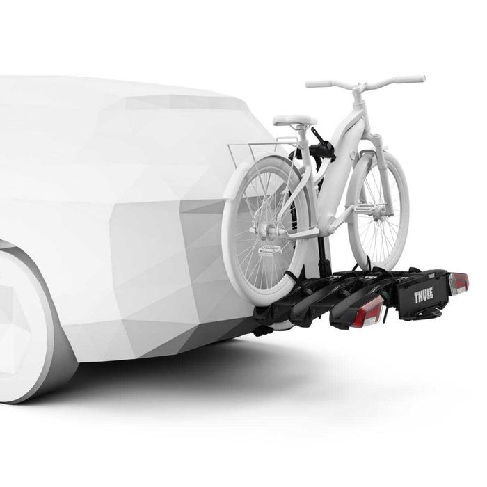 Suport biciclete Thule EasyFold 3 cu prindere pe carligul de remorcare