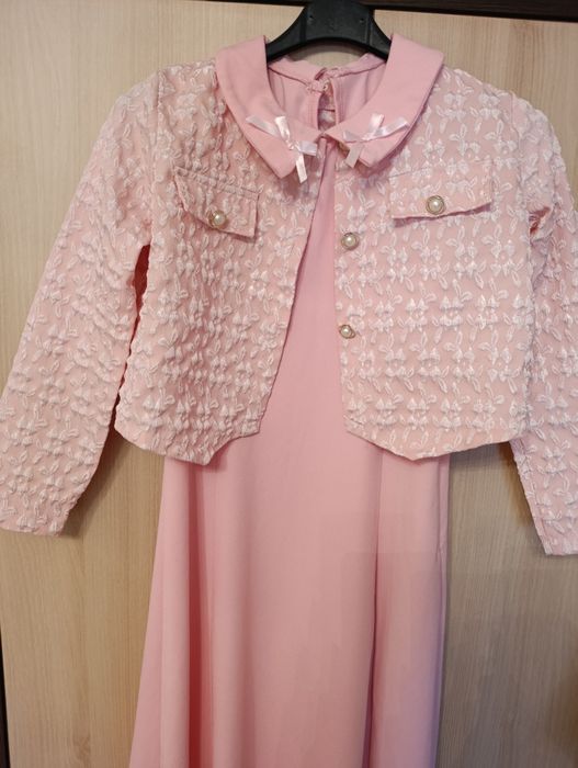 Детска рокля с болеро 13-14 г.