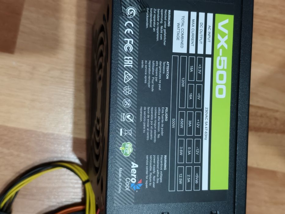 БП aerocool vx-500