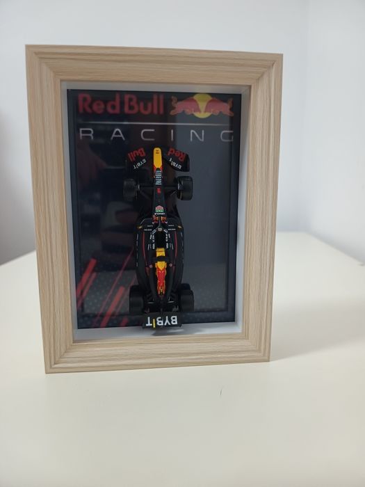 Tablou 3D lemn formula 1 20x15 cm verstappen 1/43
