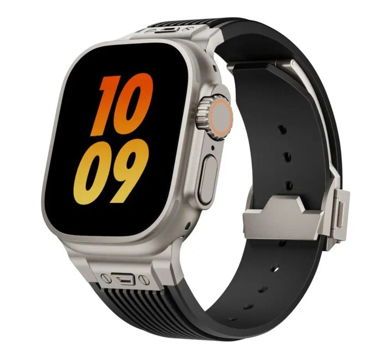 Curea TPU Prindere Ttitanium Husa Folie Ceas Apple Watch