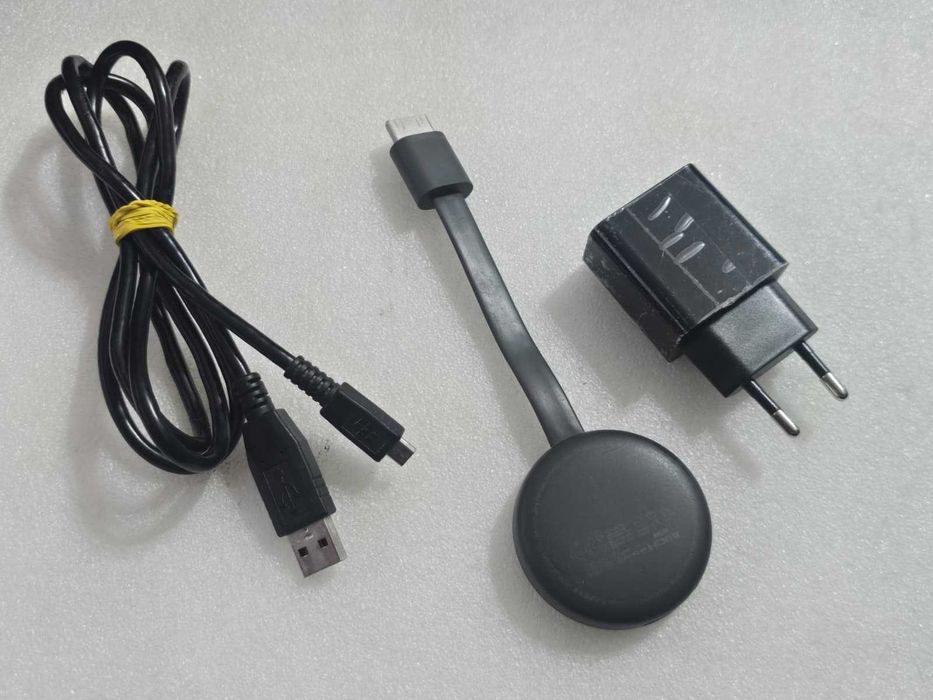 Chromecast Google 3 (Generatia 3), Full HD 1080p, Media Streamer, Negru