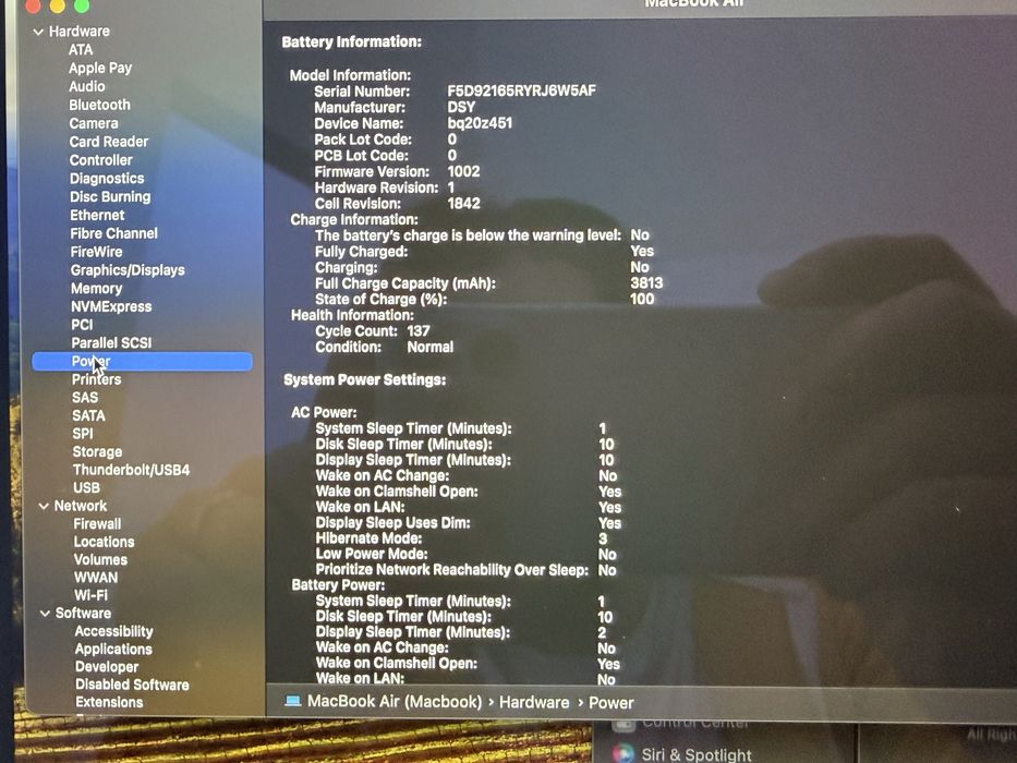 Macbook Air A1932 2019