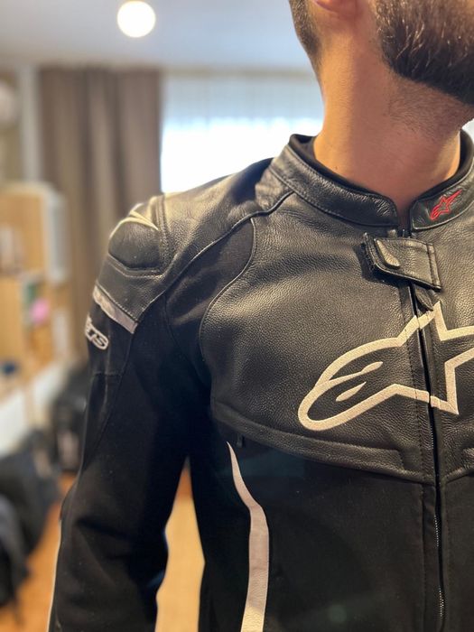 Geaca moto piele textil ALPINESTARS SP X