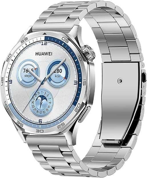 Метална Стоманена Верижка за часовник Huawei Watch GT6 GT5 GT4 GT3 GT2