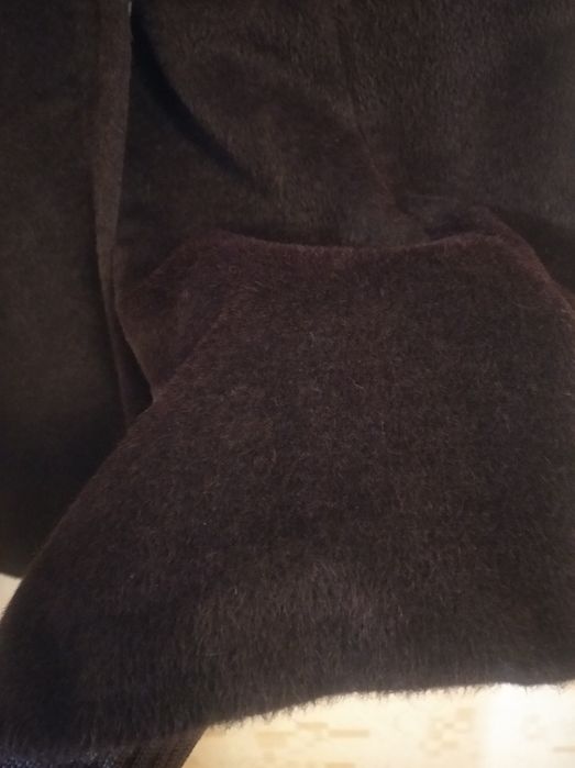 Зимнее пальто из ламы