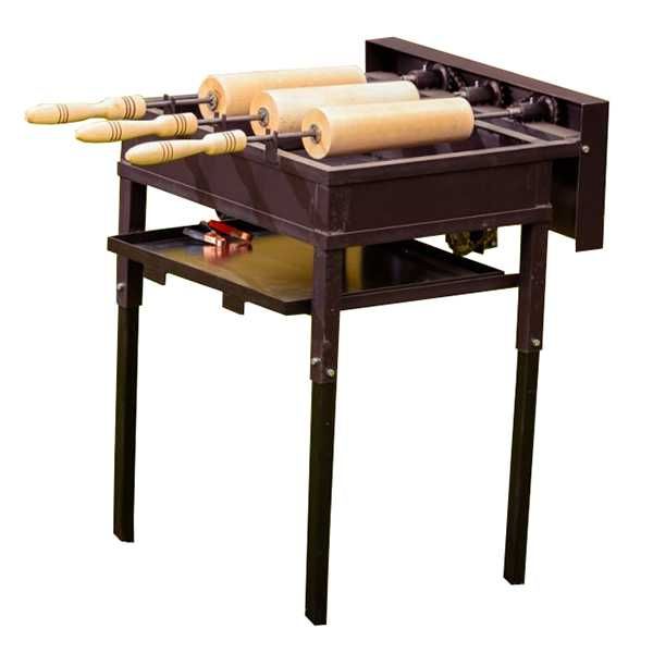 Aparat, gratar kurtos kalacs pe carbuni cu 5 forme nou/ kurtosgrill