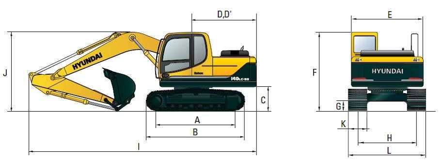 HYUNDAI zanjirli ekskavatorlar